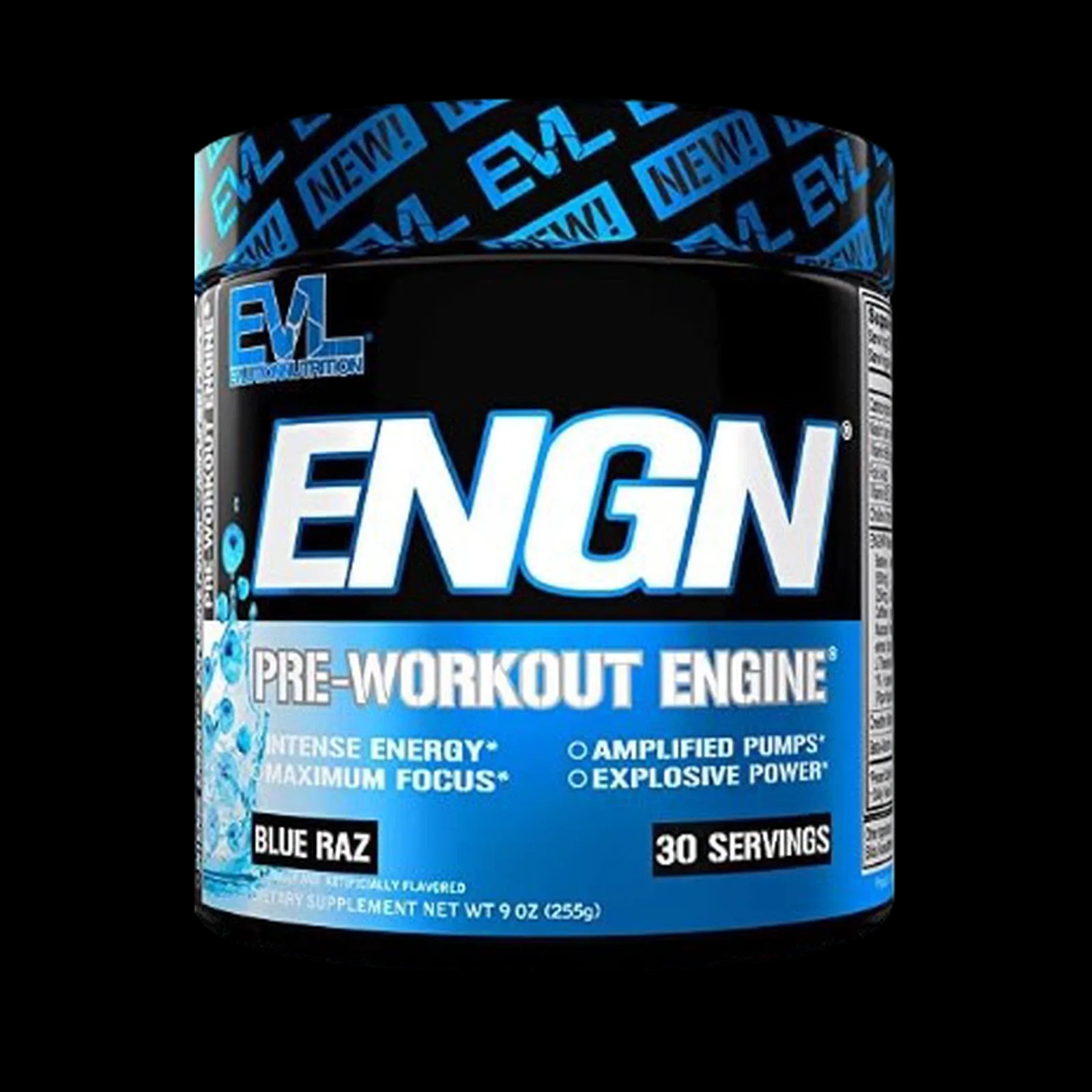 EVLution Nutrition ENGINE ( PRE WORKOUT) BLUE RAY POWDER