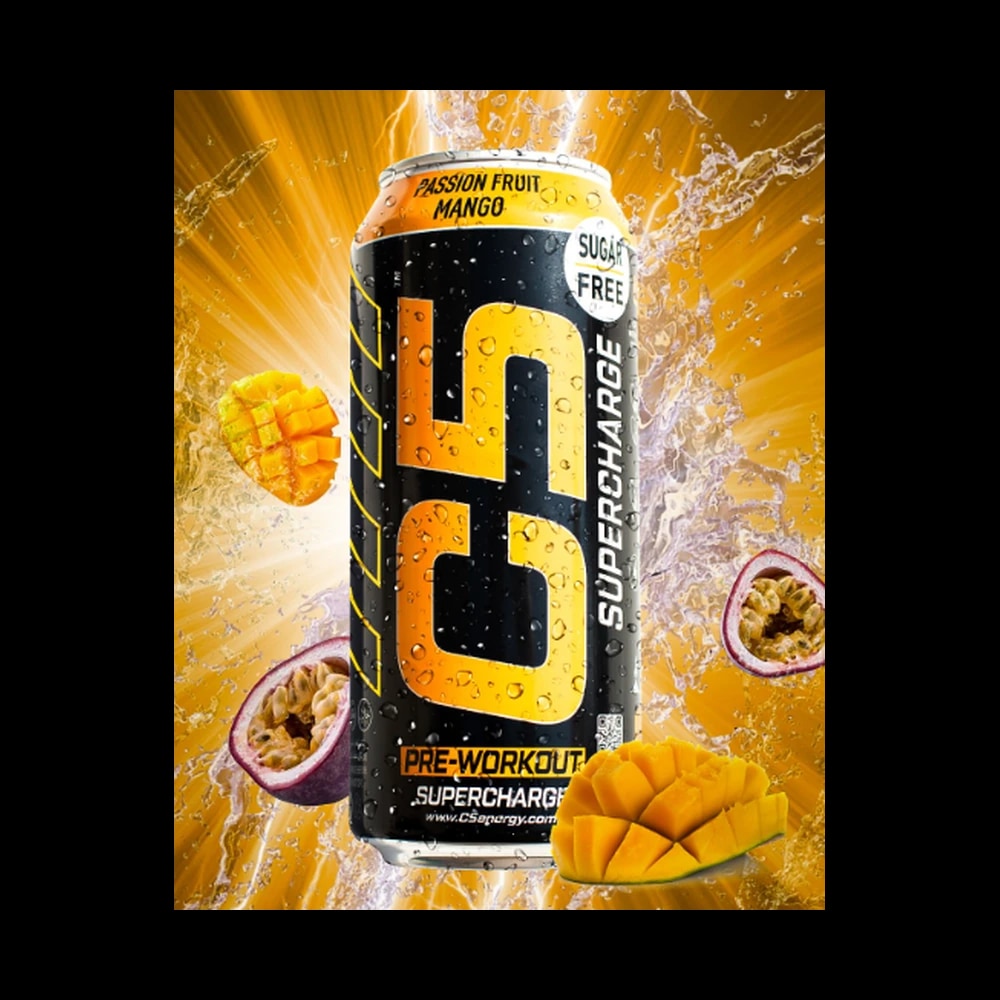C5 Pre-Workout Supercharge Passion Fruit Mango