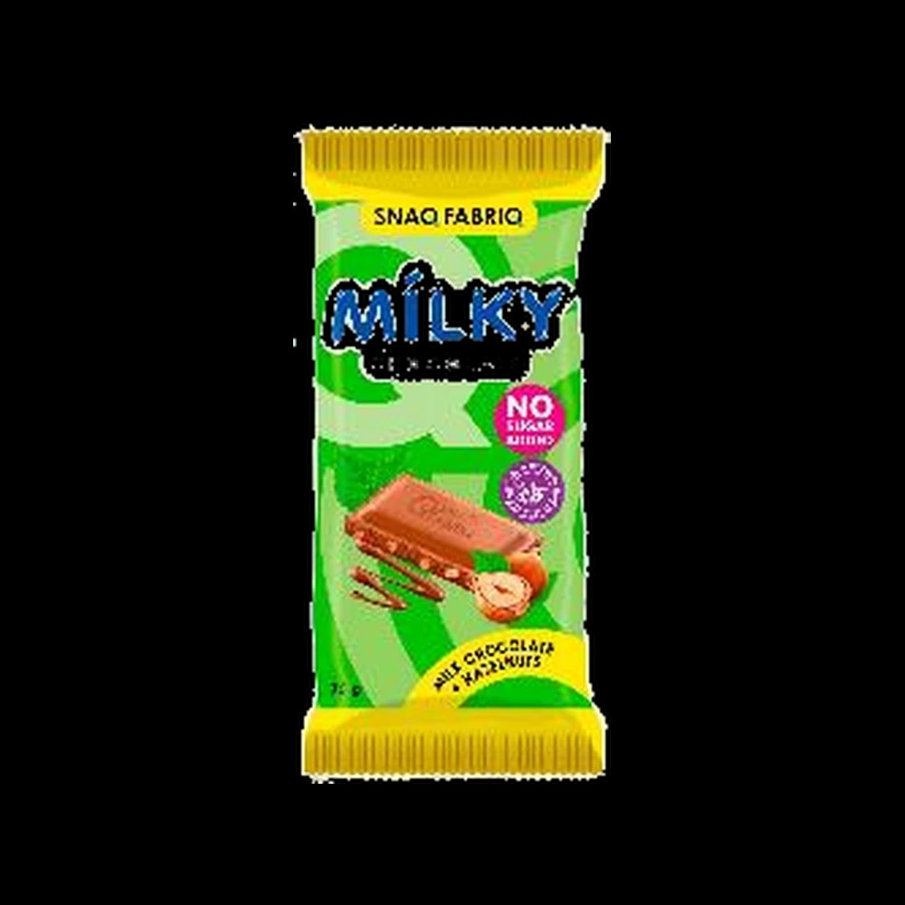 Snaq Fabriq Milk Chocolate With Chocolate with hazelnut 75g