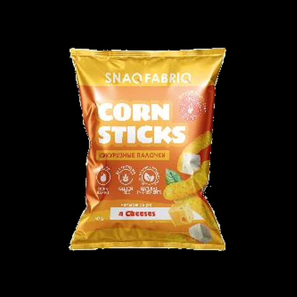 Snaq Fabriq Four Cheese Corn Sticks 60g