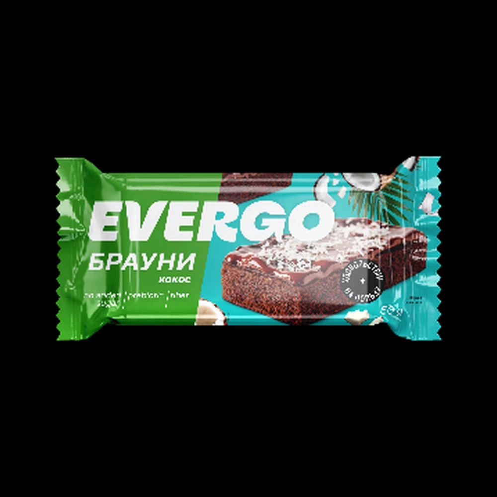 Evergo Protein cake "Brownie" coconut 50G