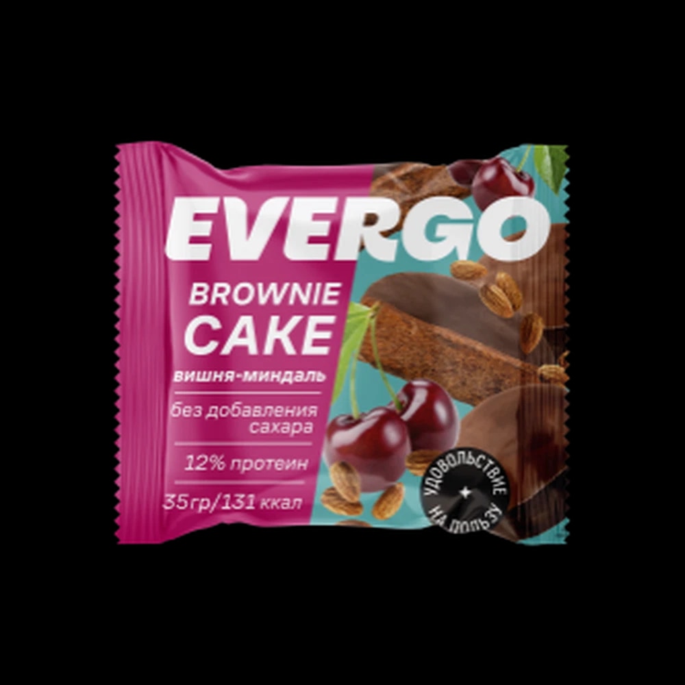 Evergo Brownie Cake with cherry-almond flavor 35G