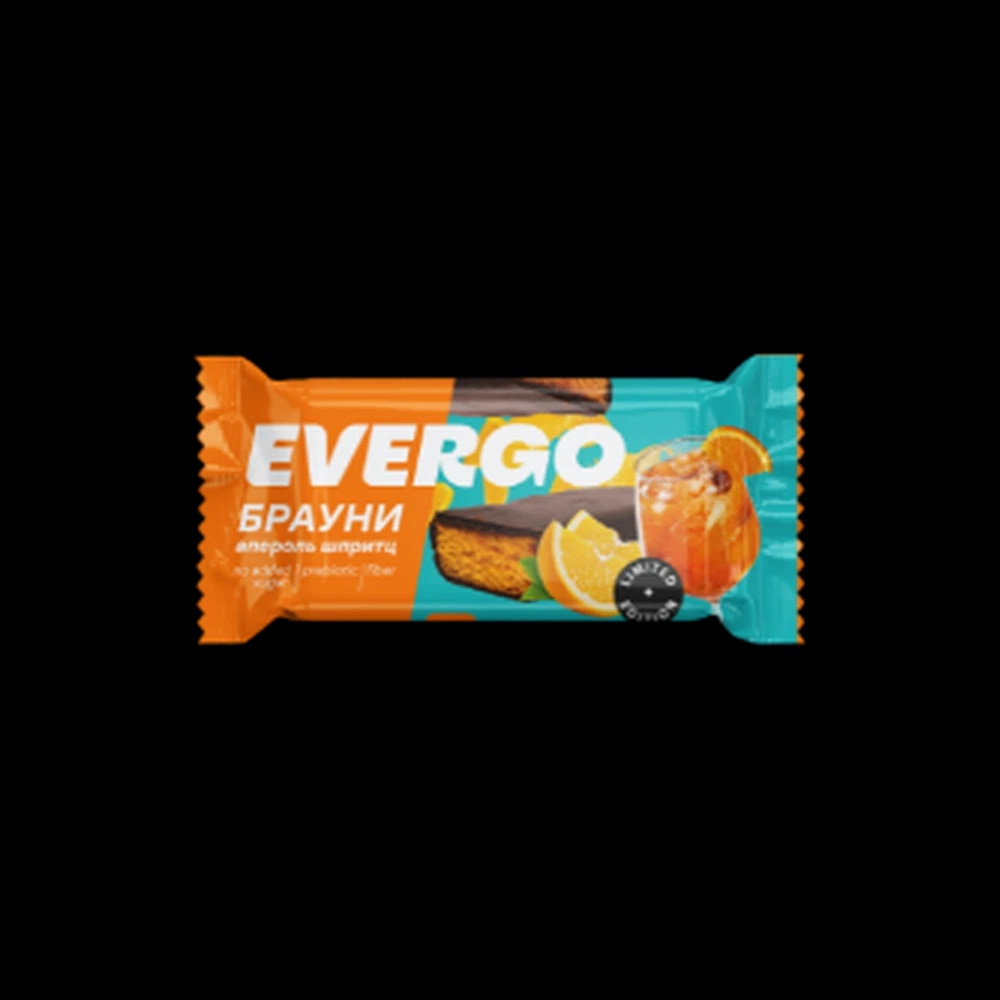 Evergo Protein Brownie with Aperol Spritz Flavor 50G