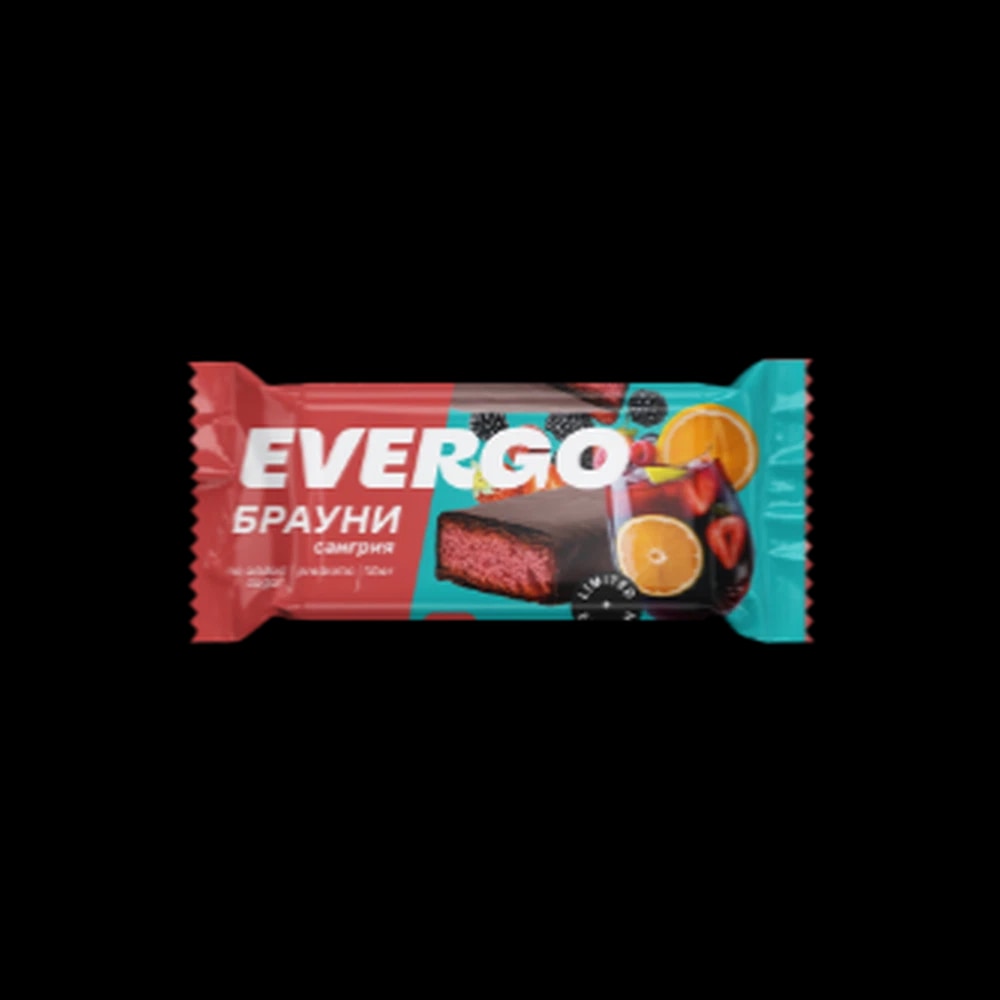 Evergo Protein Brownie with Sangria Flavor 50G