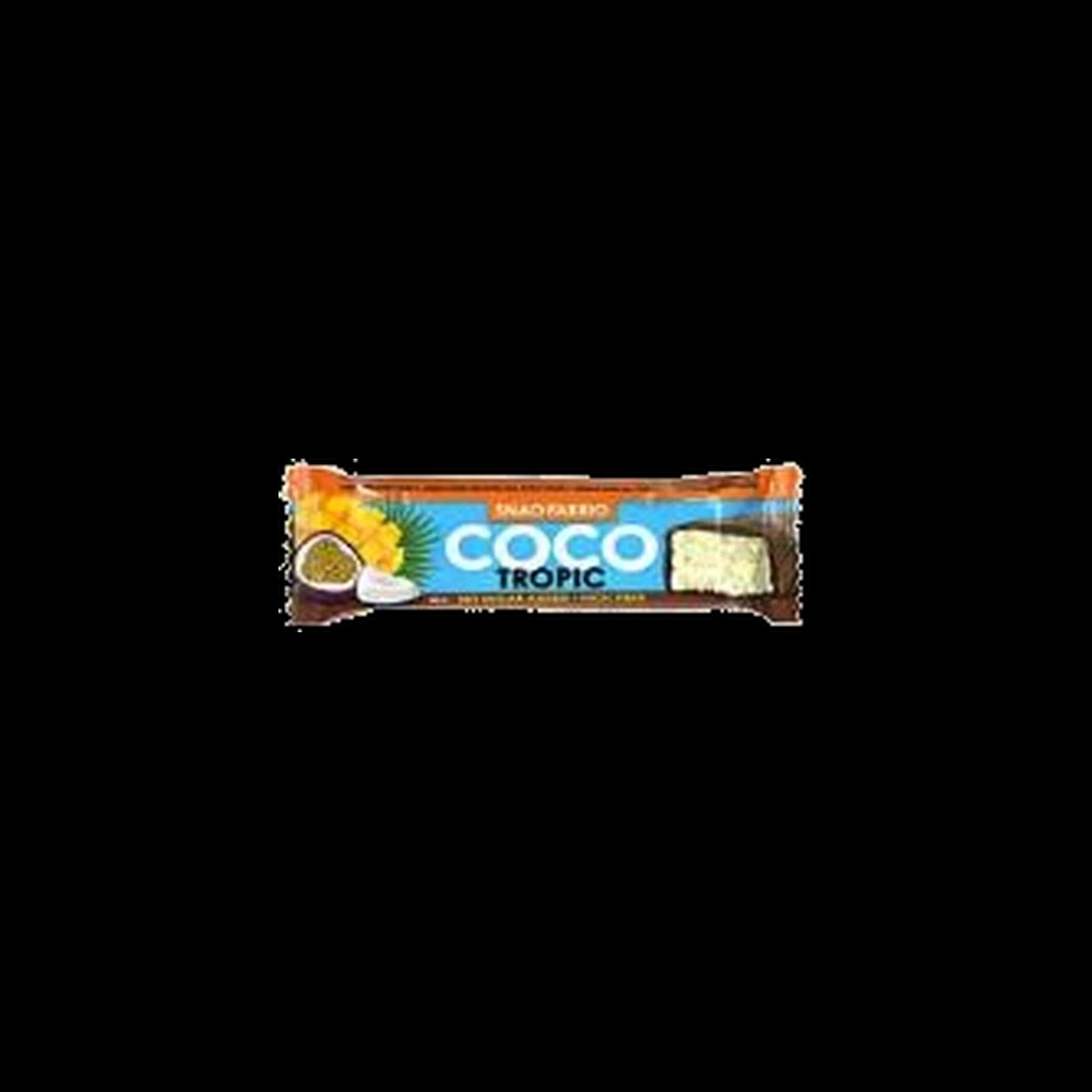 Snaq Fabriq sugar-free coconut & Manago Passionfruit bar 40g