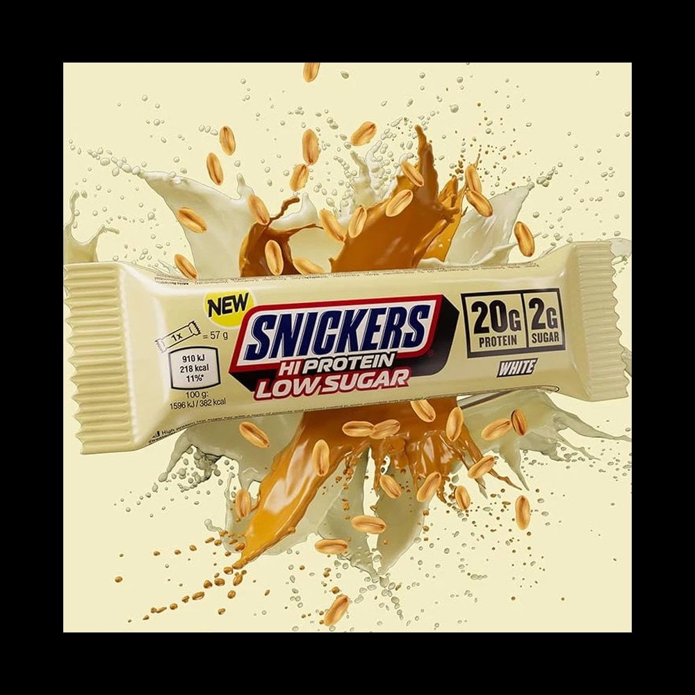 Snickers Hi Protein Low Sugar Bar - White