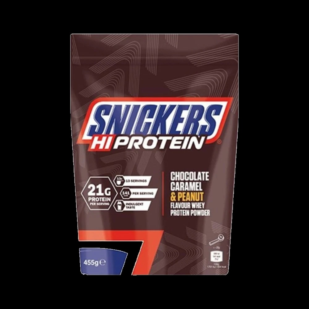 Snickers Hi Protein Choco Caramel & Peanut Whey Protein 455g