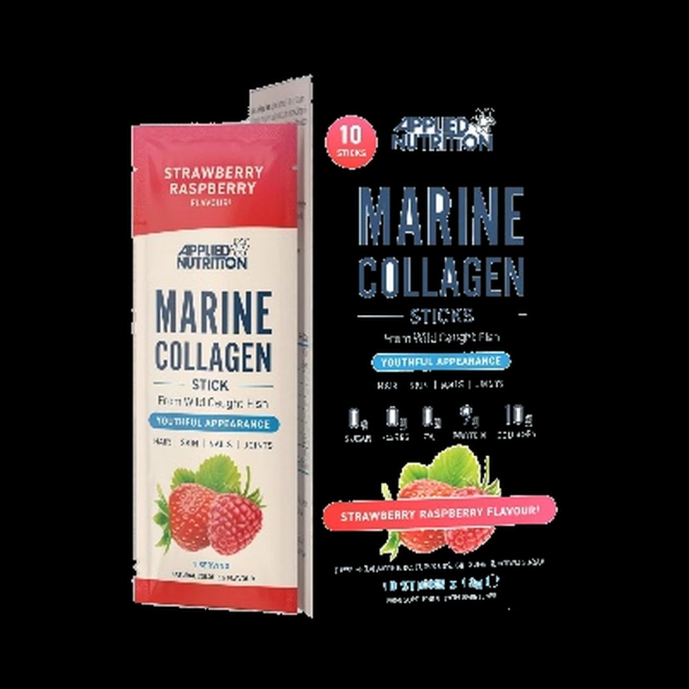 Applied Nutrition MARINE COLLAGEN STICKS 10 x 12g - STRAWBERRY RASPBERRY