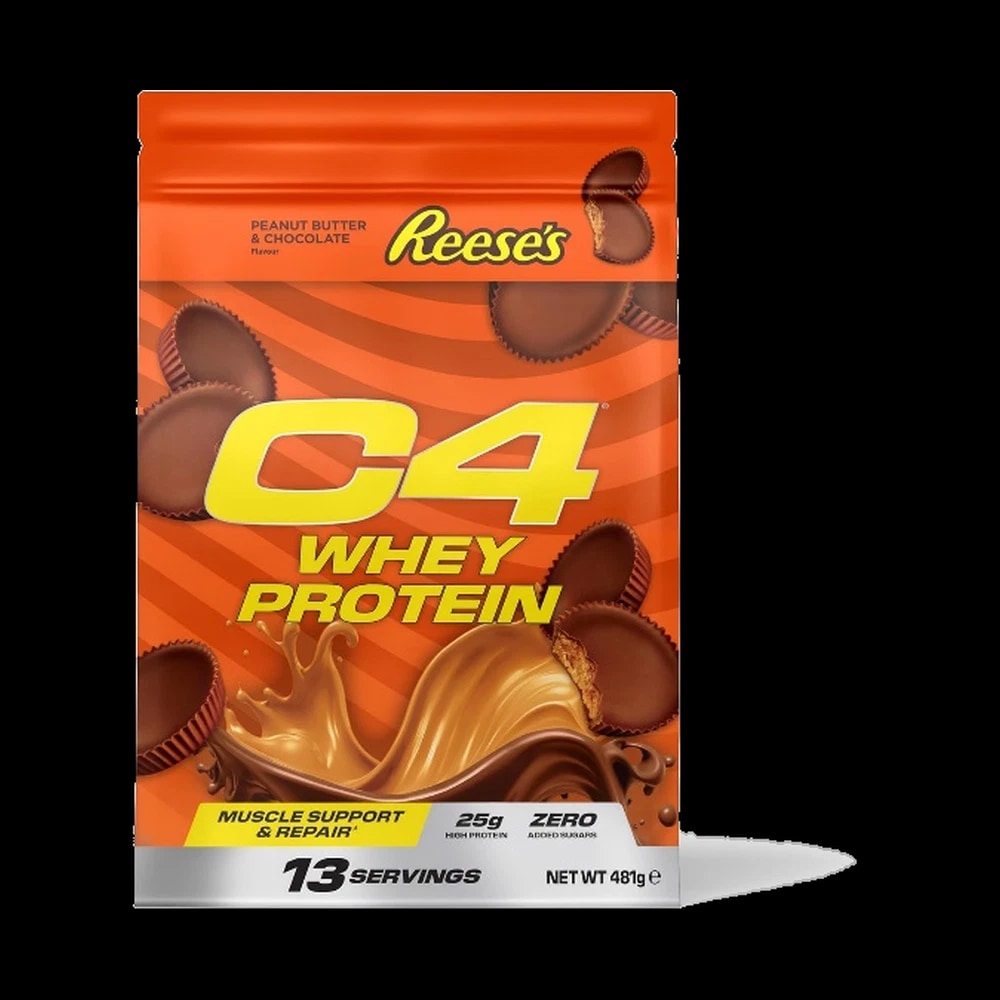 C4 Whey Protein Powder, Reese's Peanut Butter & Chocolate 481g