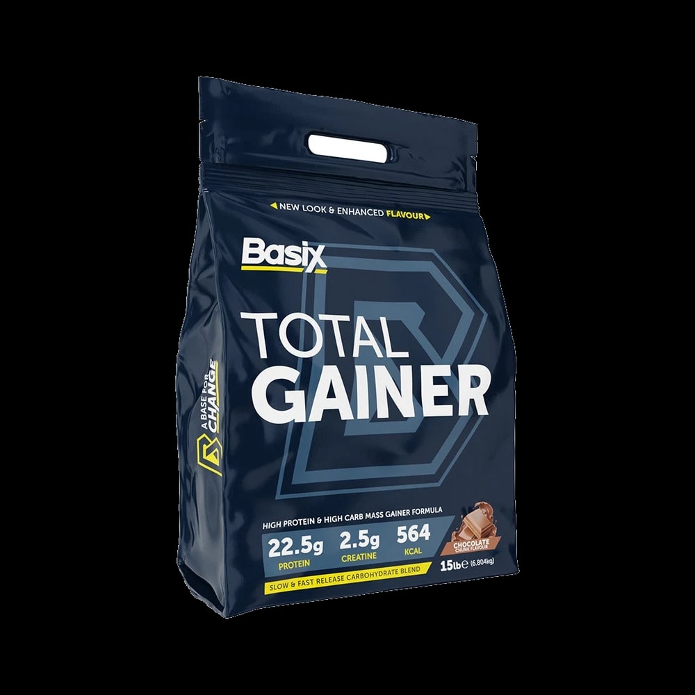 Basix Total Gainer Chocolate Chunk Flavour 15LB