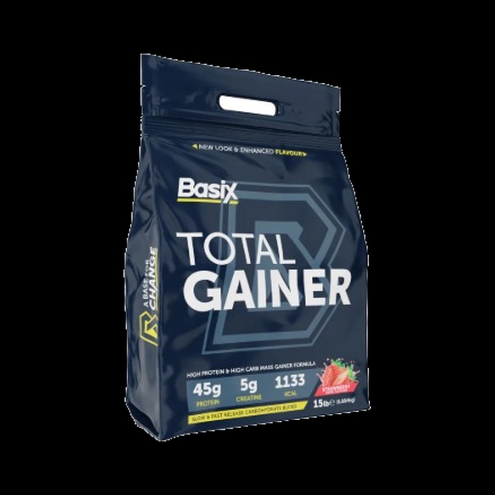 Basix Total Gainer Strawberry 15LB