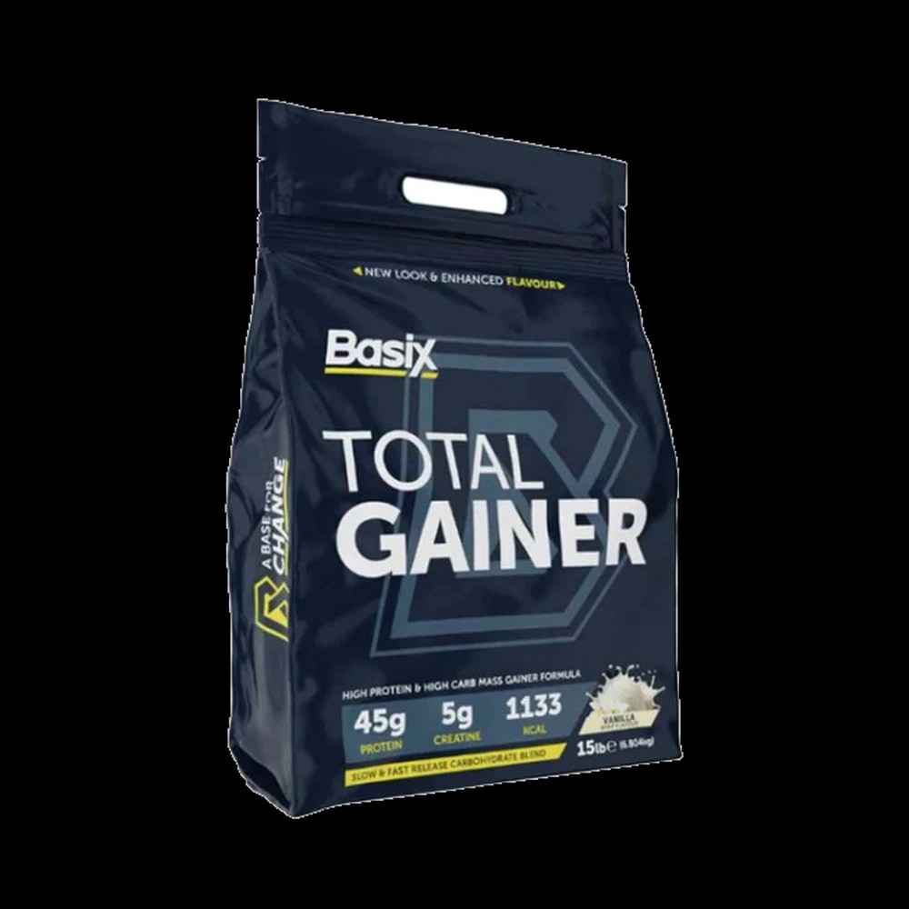 Basix Total Gainer Vanilla Whip Flavour 15LB
