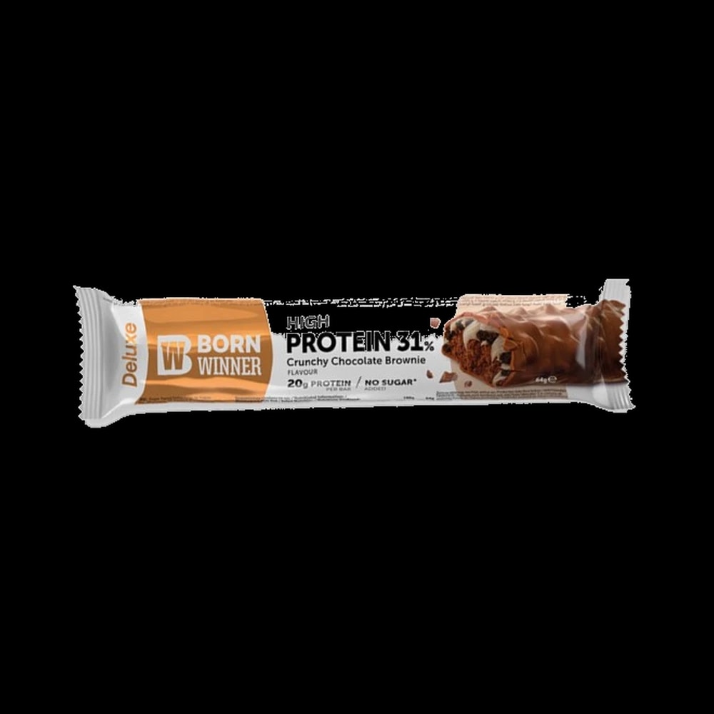 Born Winner DELUXE PROTEIN BAR CRUNCHY CHOCOLATE BROWNIE 64GM (BW01)