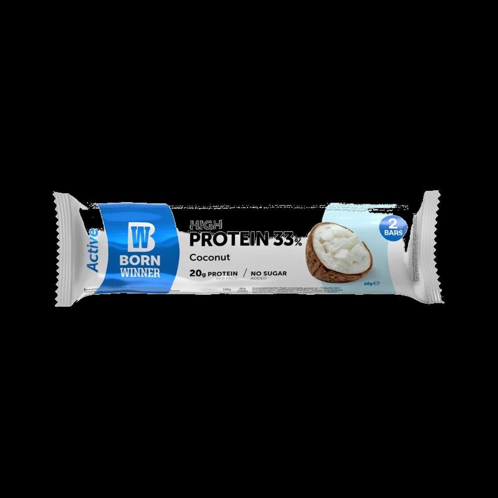 Born Winner ACTIVE PROTEIN BAR COCONUT 30GM (BW03)