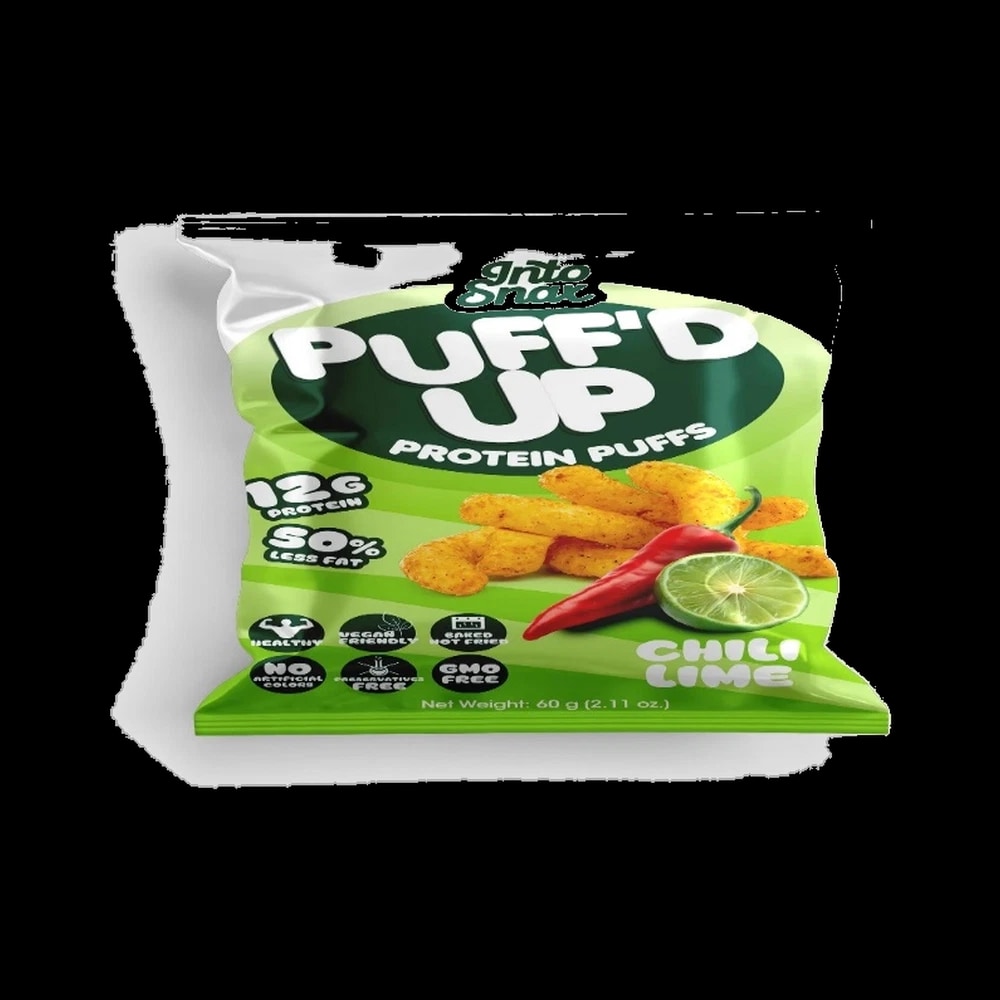Into Snax PUFF'D UP PROTEIN PUFFS CHILI LIME 60 G