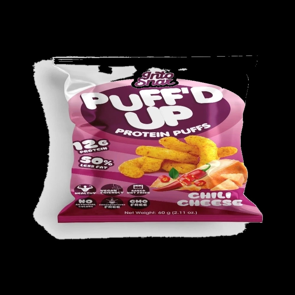 Into Snax PUFF'D UP PROTEIN PUFFS CHILI CHEESE 60 G