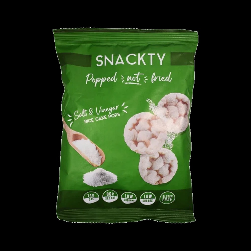 Snackty RICE POPS SALT & VINEGAR 30G * 12