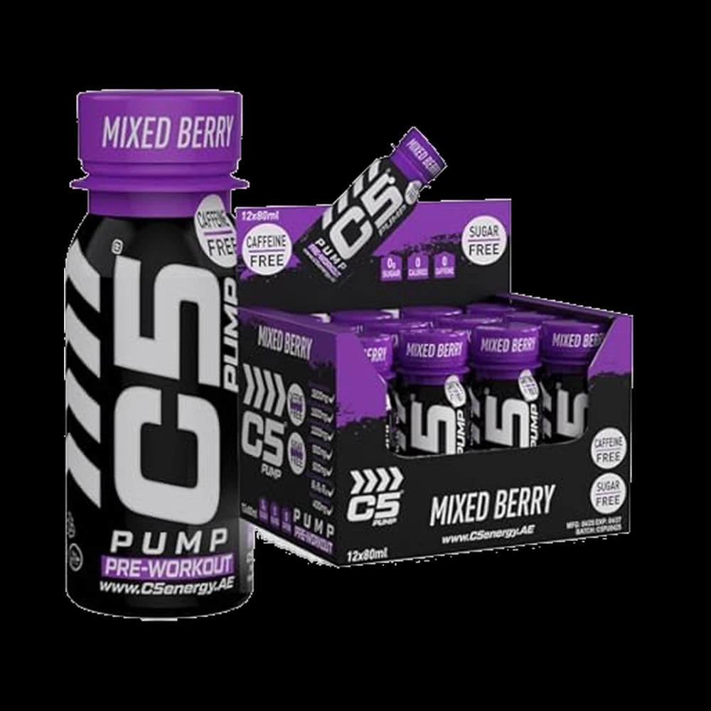 C5 Energy Pre-Workout Shot -Mixed Berry 80 ml