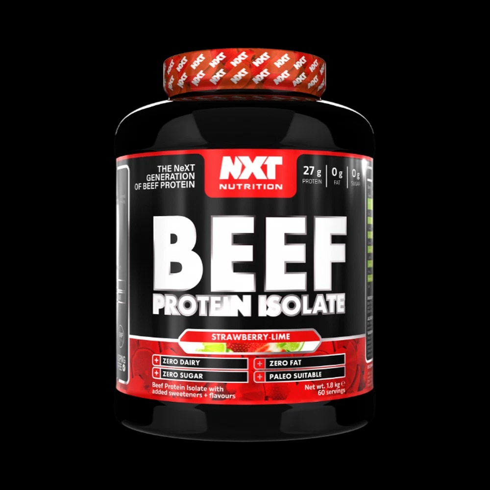NXT Nutrition BEEF PROTEIN ISOLATE STRAWBERRY & LIME CRUSH FLAVOUR - 1.8KG