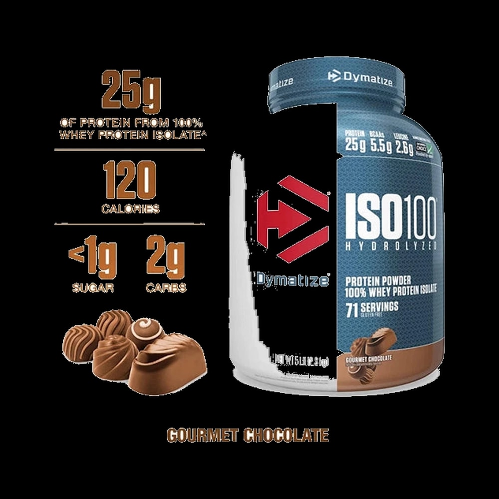 Dymatize ISO-100 Hydrolyzed Gourmet Choc 5LB