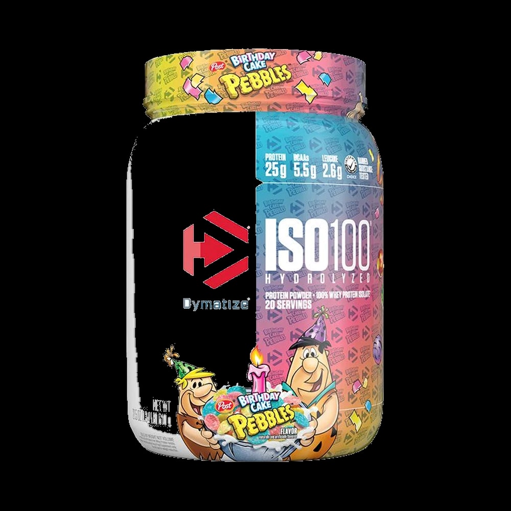 Dymatize ISO-100 Hydrolyzed Birthday Cake Pebbles 1.34LB