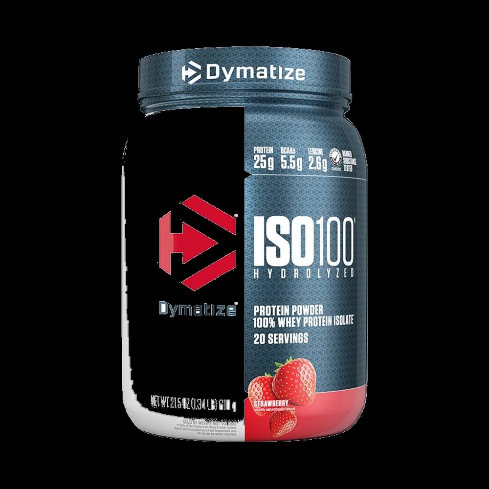 Dymatize ISO-100 Hydrolyzed Strawberry 1.34LB
