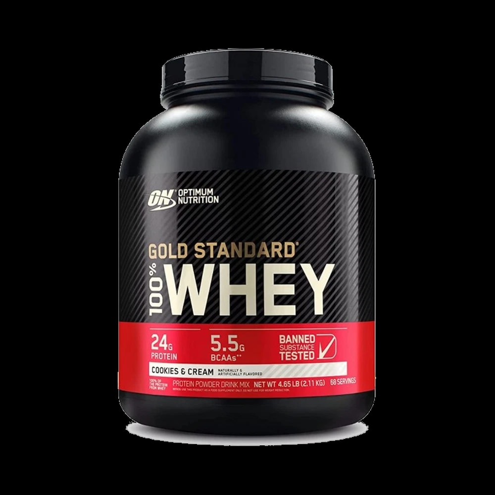 Optimum Nutrition Gold Standard 100% Whey Protein, Cookies & Cream, 5 LB