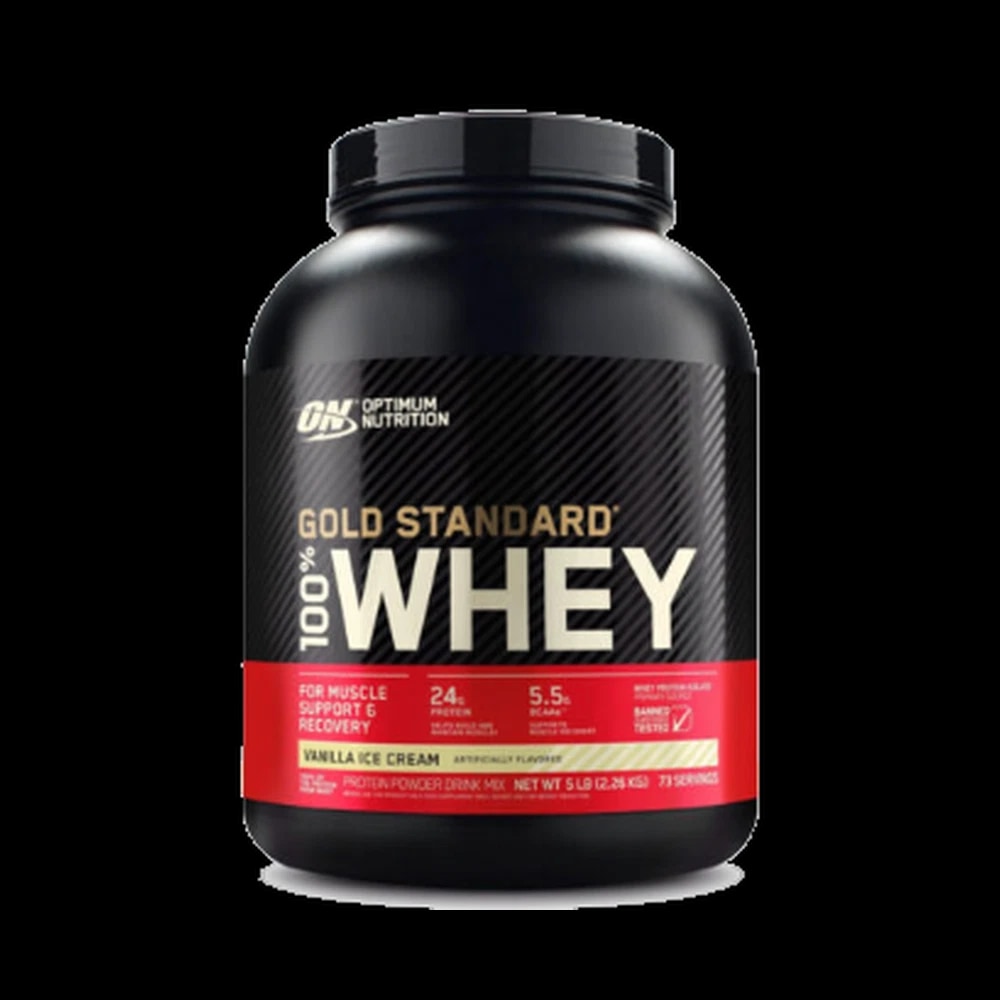 Optimum Nutrition Gold Standard 100% Whey Vanilla Ice Cream 5 LBS