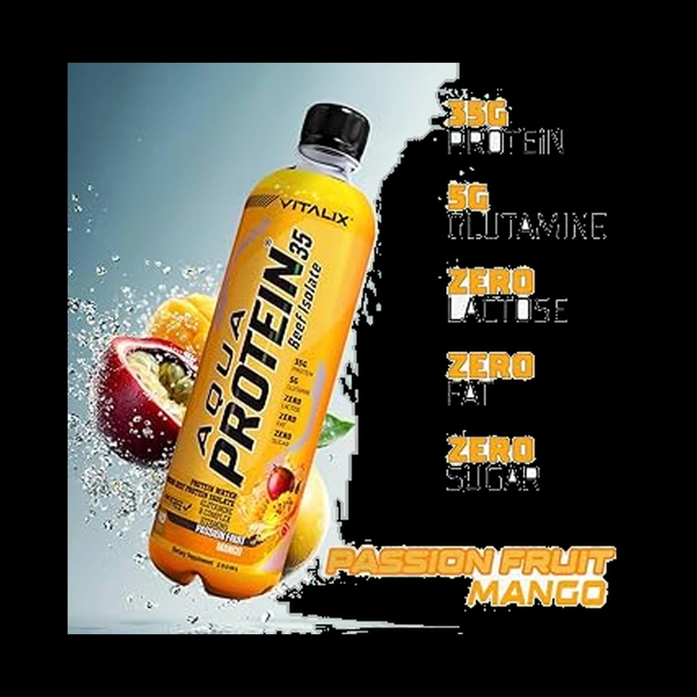 Vitalix Aqua Protein 35 Mango Passion Fruit Premium Beef Protein Isolate
