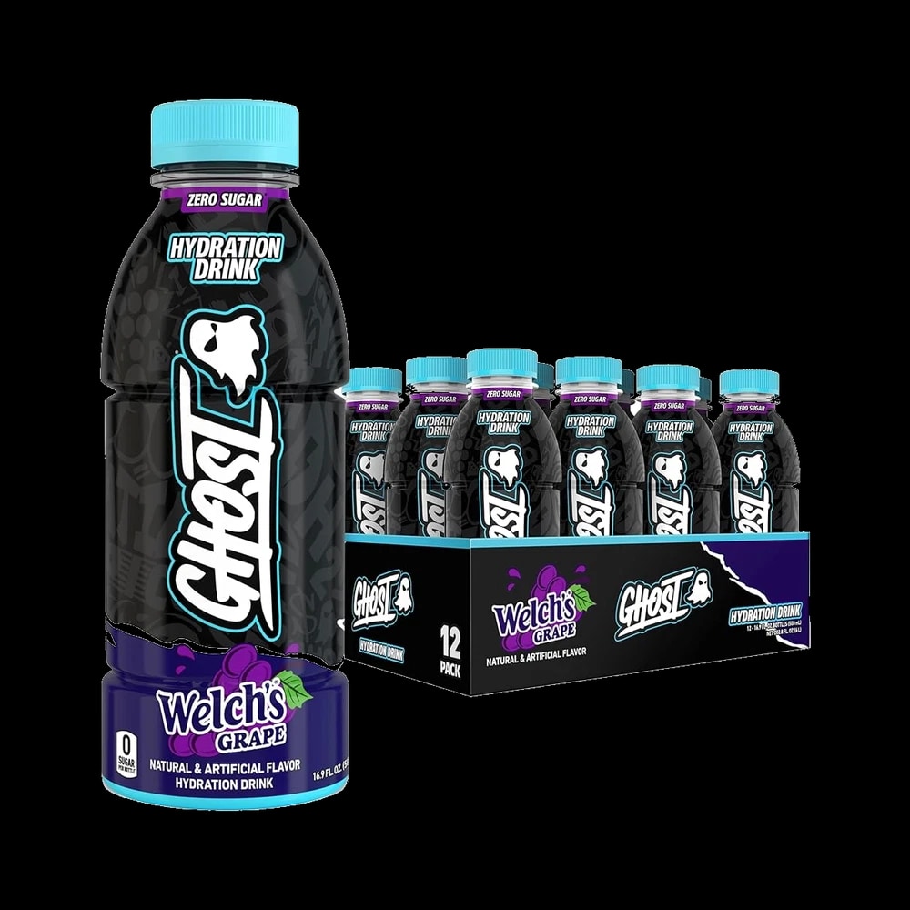 GHOST Hydration Drink Zero Caffein Zero Sugar Welch's Grape Flavour 500ml
