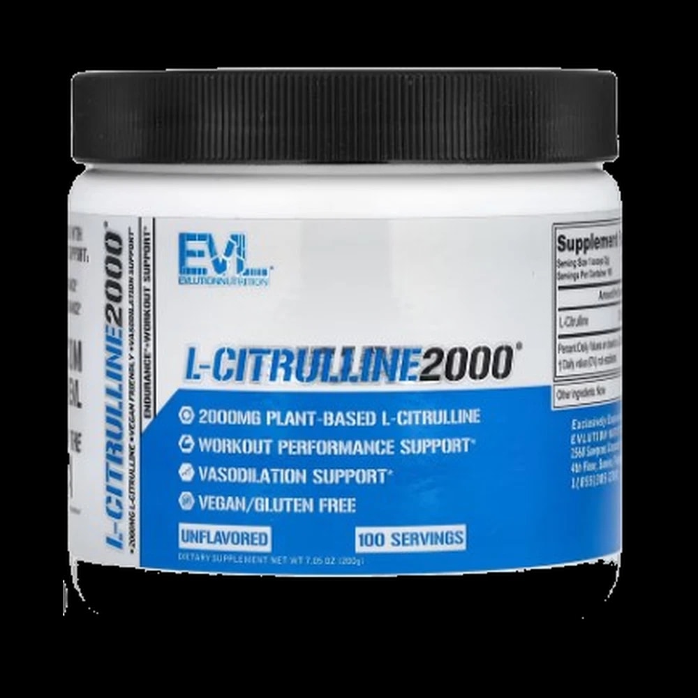 EVLution Nutrition L- CITRULINE POWDER 2000 UNFLAVORED 200 G