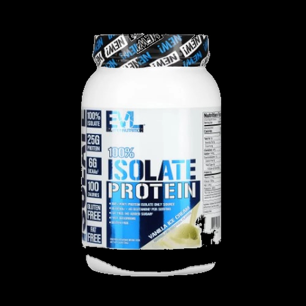 EVLution Nutrition ISOLATE PROTEIN VANILLA ICE CREAM 1.6 LB