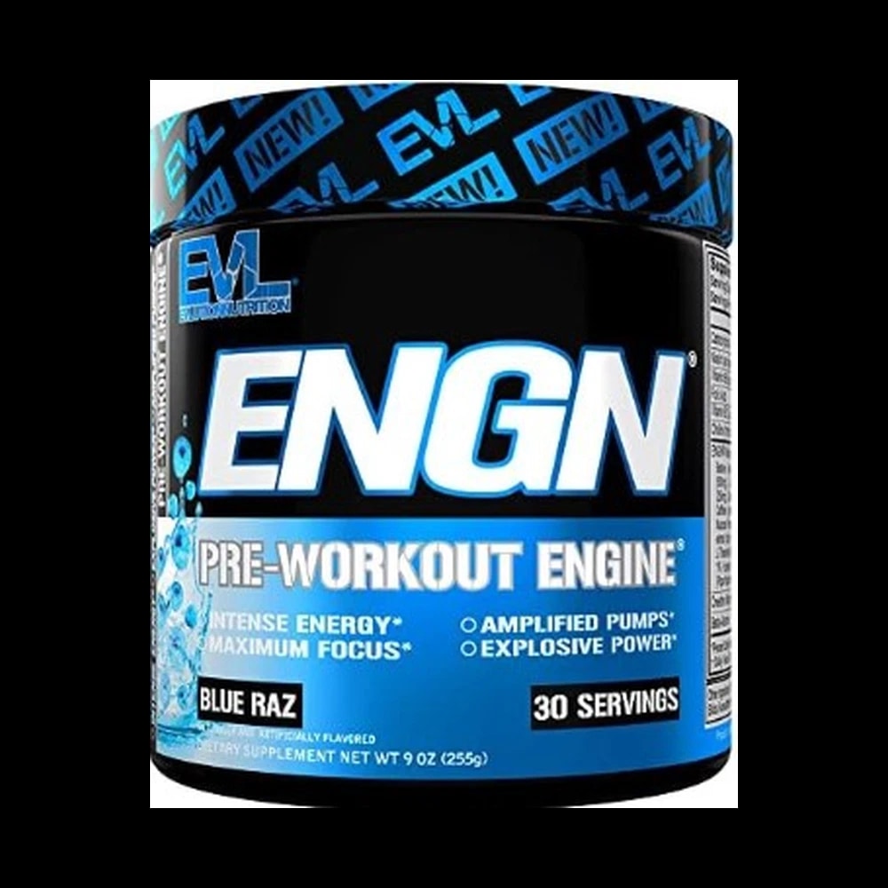 EVLution Nutrition ENGINE ( PRE WORKOUT) BLUE RAY POWDER