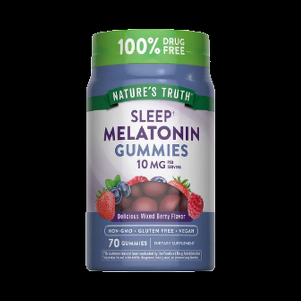 Nature's Truth Sleep Melatonin Gummies 10MG Mixed Berry 70's (NNT08)