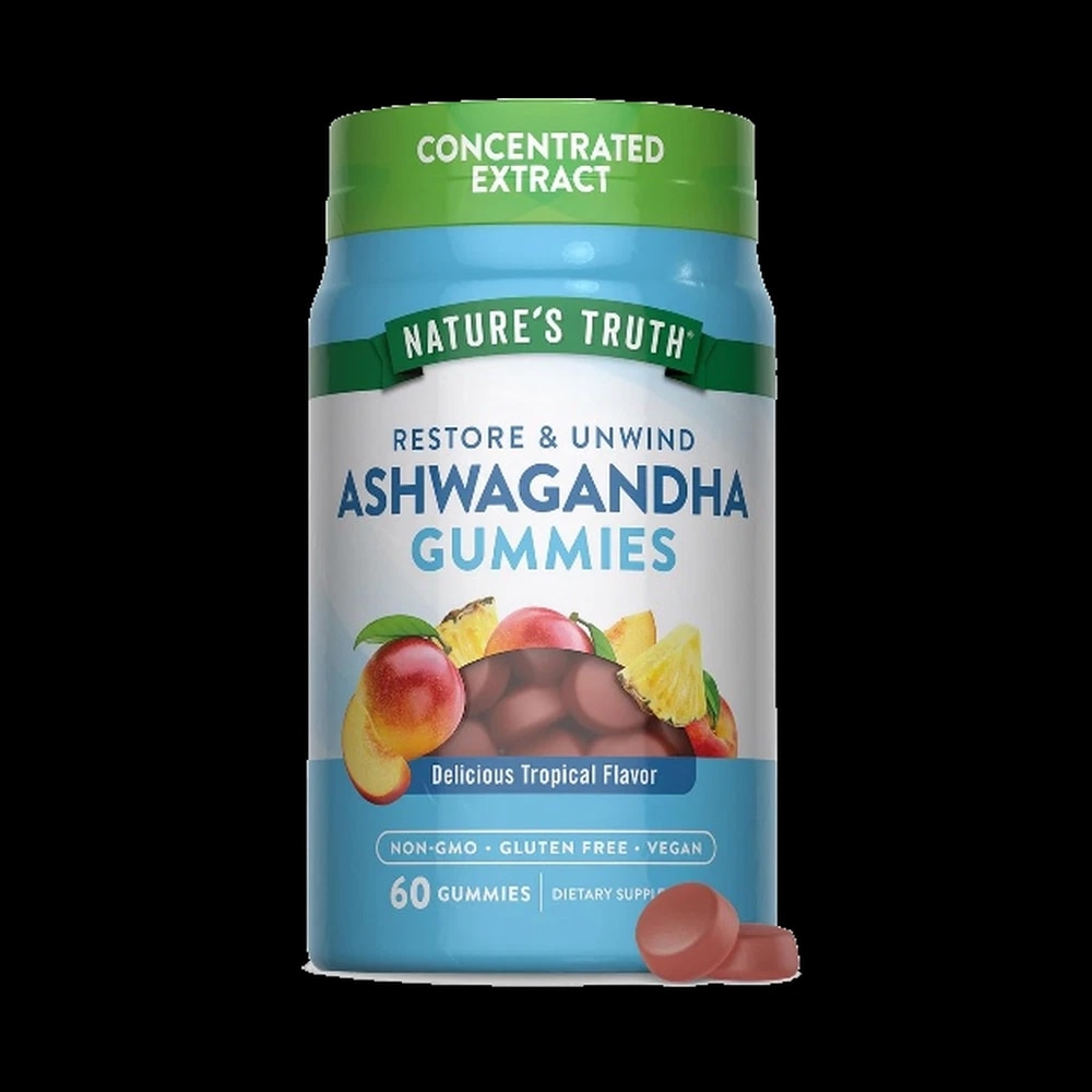Nature's Truth Ashwagandha Gummies Tropical Flavor 60's (NNT14)