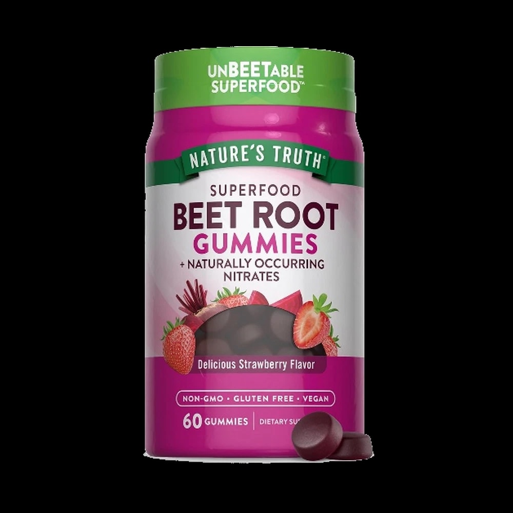 Nature's Truth Beetroot Gummies Strawberry Flavor 60's (NNT11)