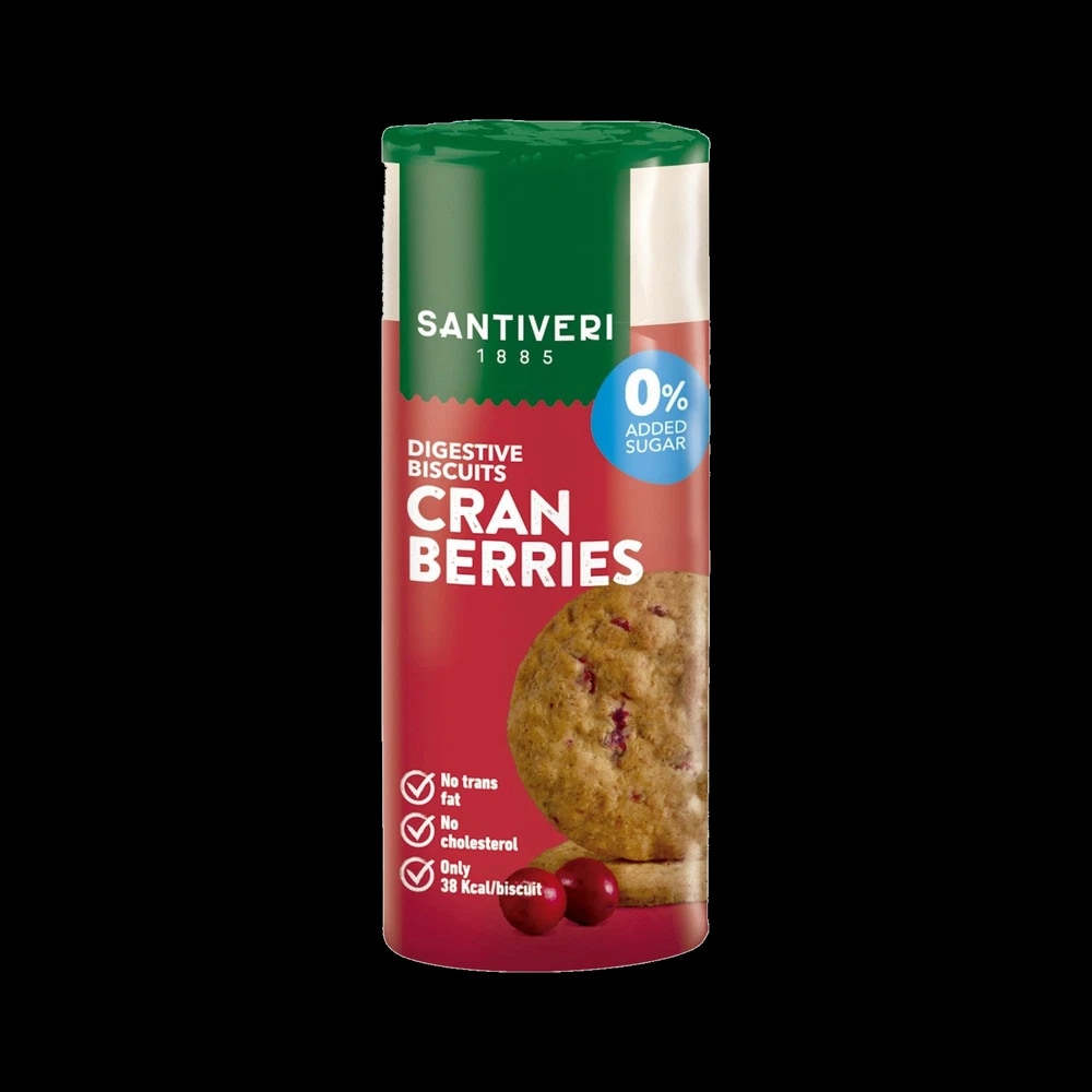 Santiveri DIGEST BISC CRANBERRIES 190G * 12
