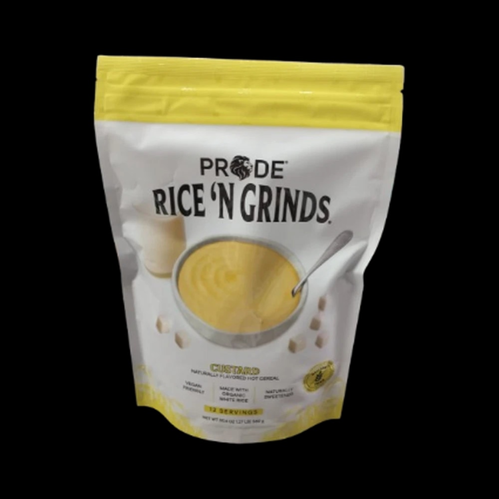 Pride Foods RICE N GRINDS CUSTARD 12 SER
