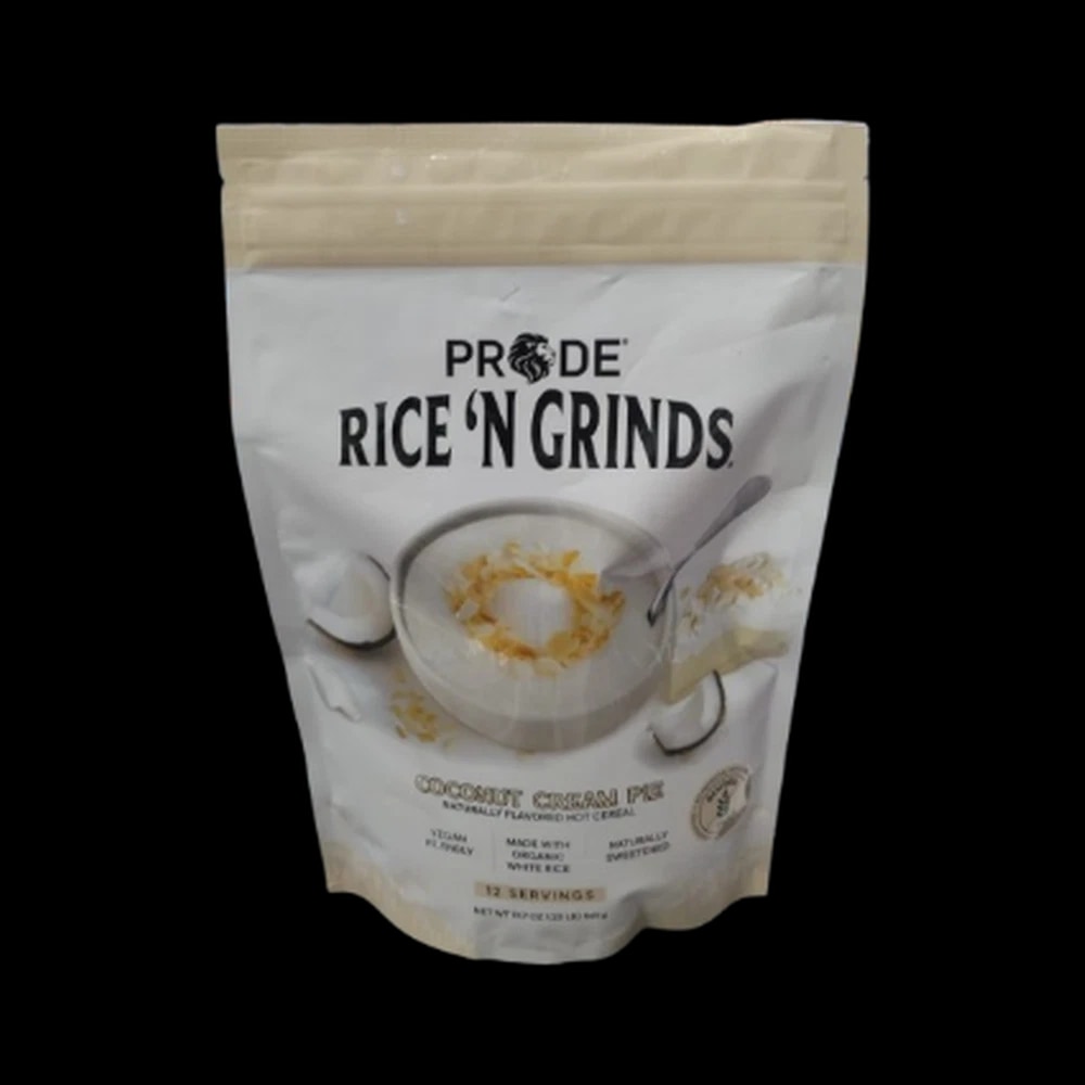 Pride Foods RICE N GRINDS COCONUT CREAM PIE 12 SER