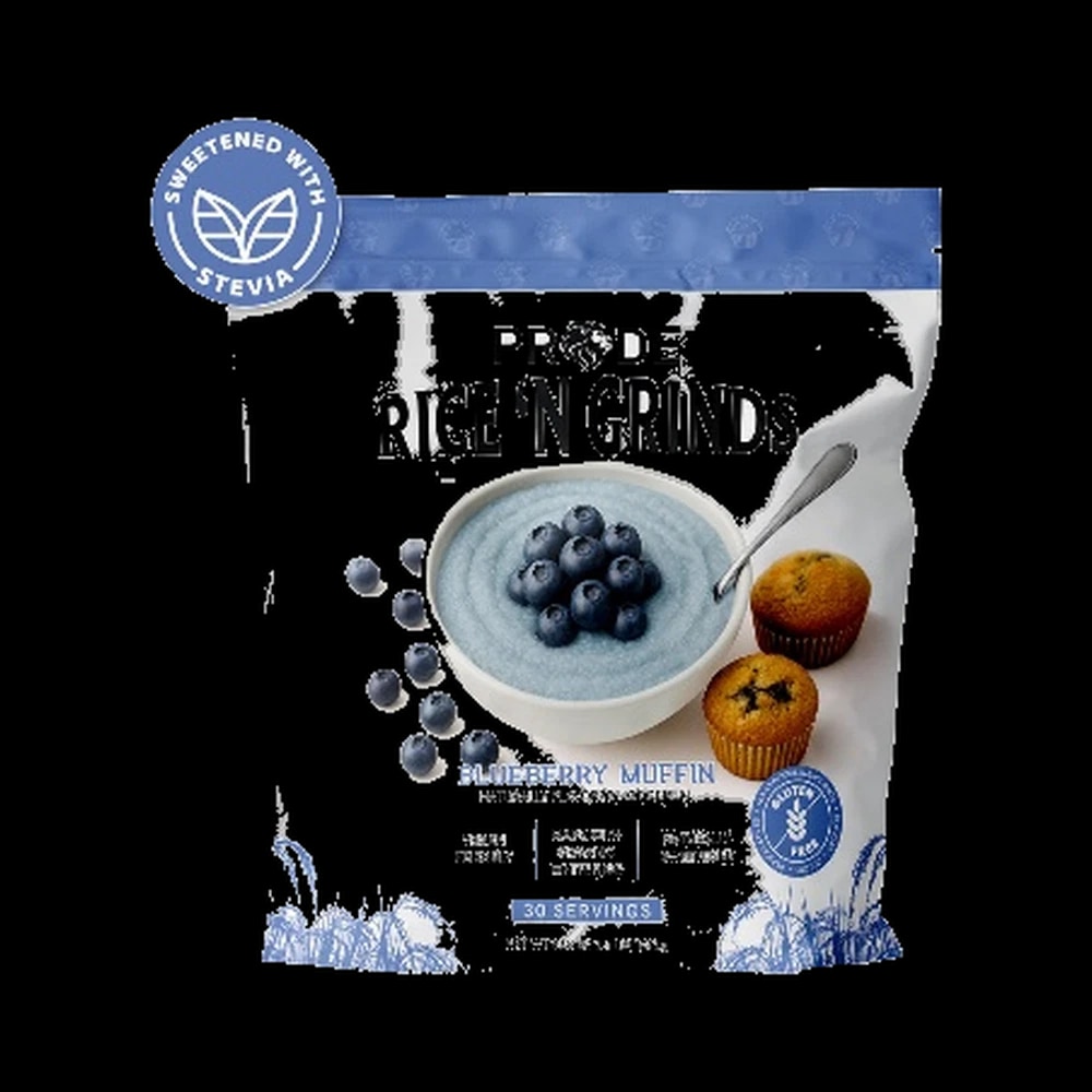 Pride Foods RICE N GRINDS BLUEBERY MUFFIN 30 SER