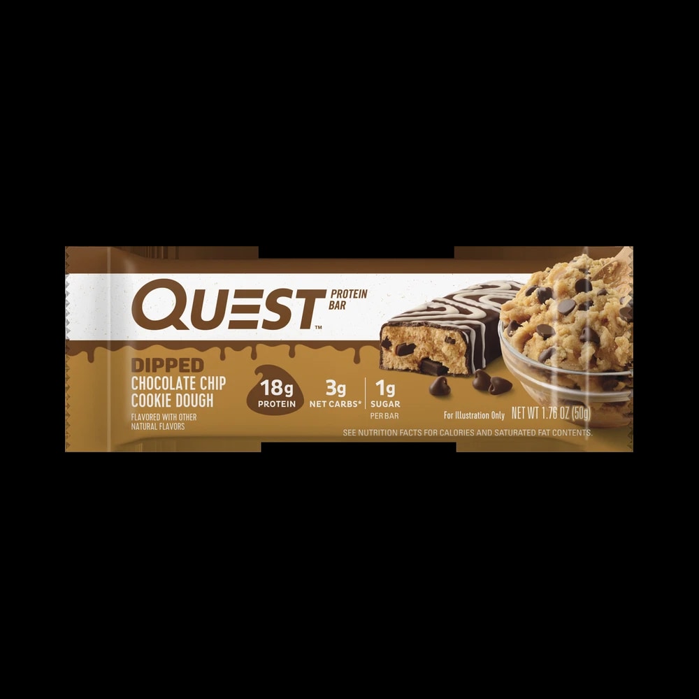 Quest Nutrition PROEIN BAR CHOC DIPPED CHOC CHIP COOKIE DOUGH 12PACK *12PCS 50GM