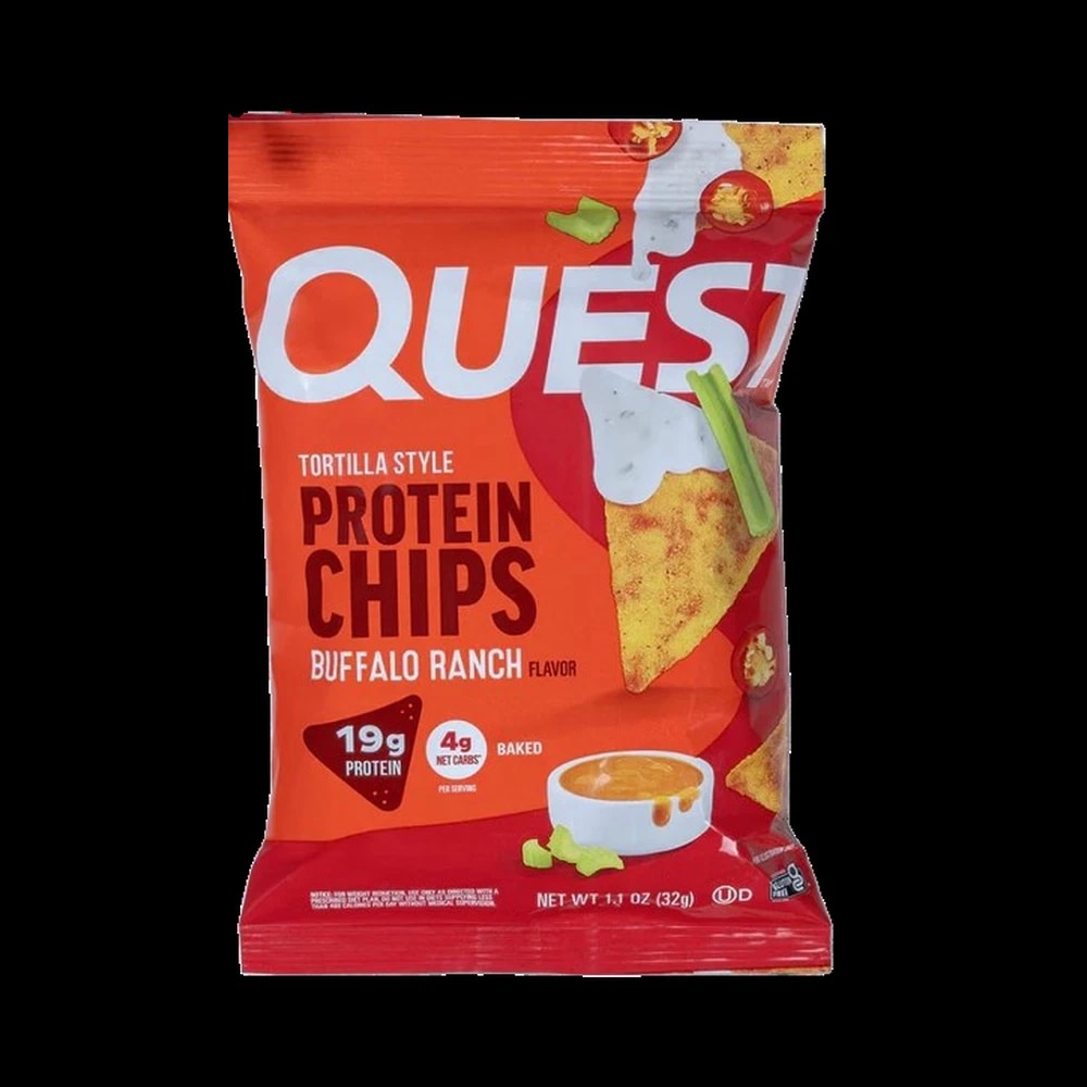 Quest Nutrition PROTEIN TORTILLA CHIPS BUFFALLO RANCH 8 Pcs x 32g