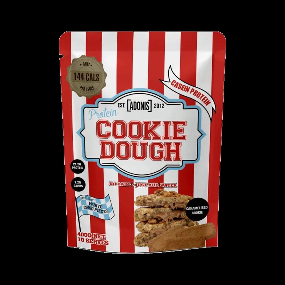 Adonis PROTEIN COOKIE DOUGH Casein Protein Caramelised Cookie 400g