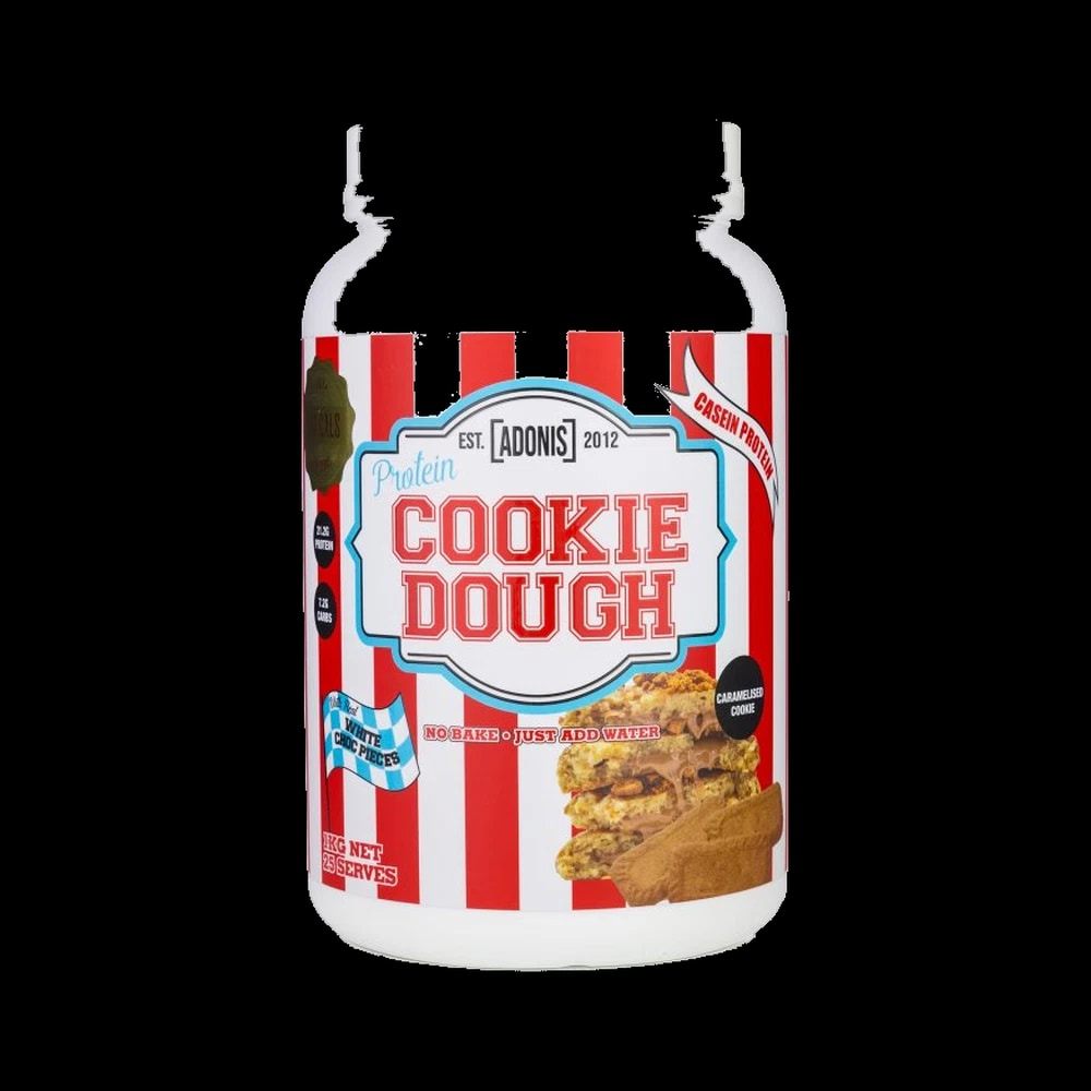 Adonis PROTEIN COOKIE DOUGH Casein Protein Caramelised Cookie 1KG