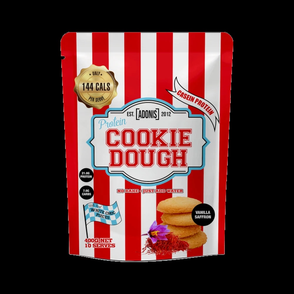 Adonis PROTEIN COOKIE DOUGH Casein Protein Vanilla Saffron 400g