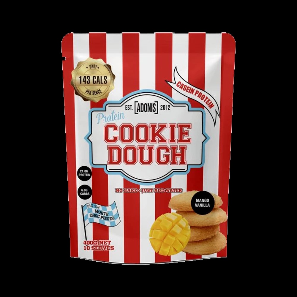 Adonis PROTEIN COOKIE DOUGH Casein Protein Mango Vanilla 400g