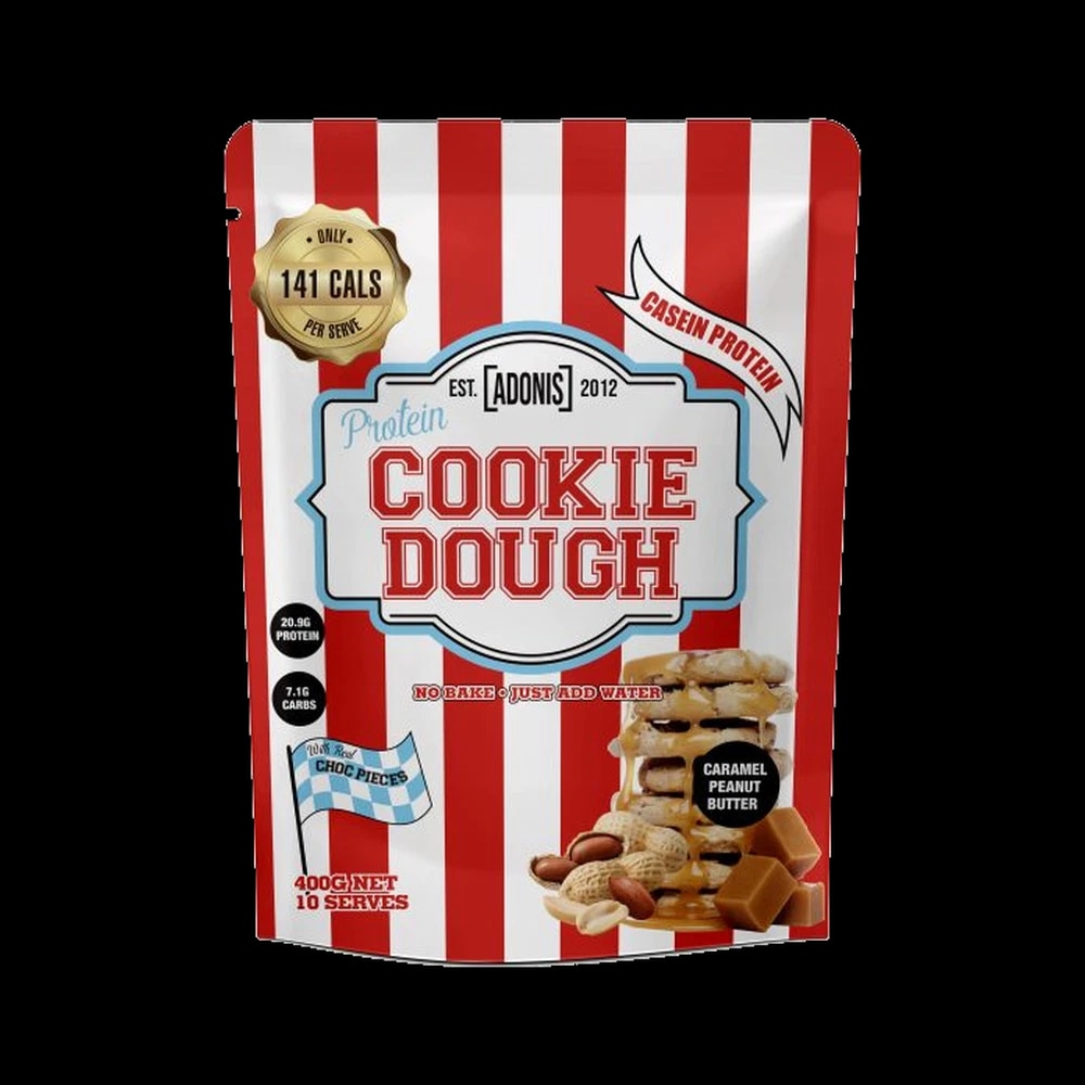 Adonis PROTEIN COOKIE DOUGH Casein Protein Caramel Peanut Butter 400g
