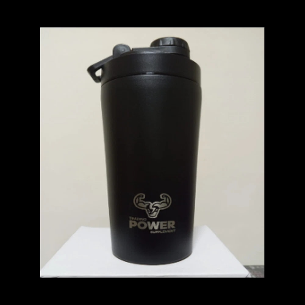 Power Supplement Black Metal Shaker 600ML
