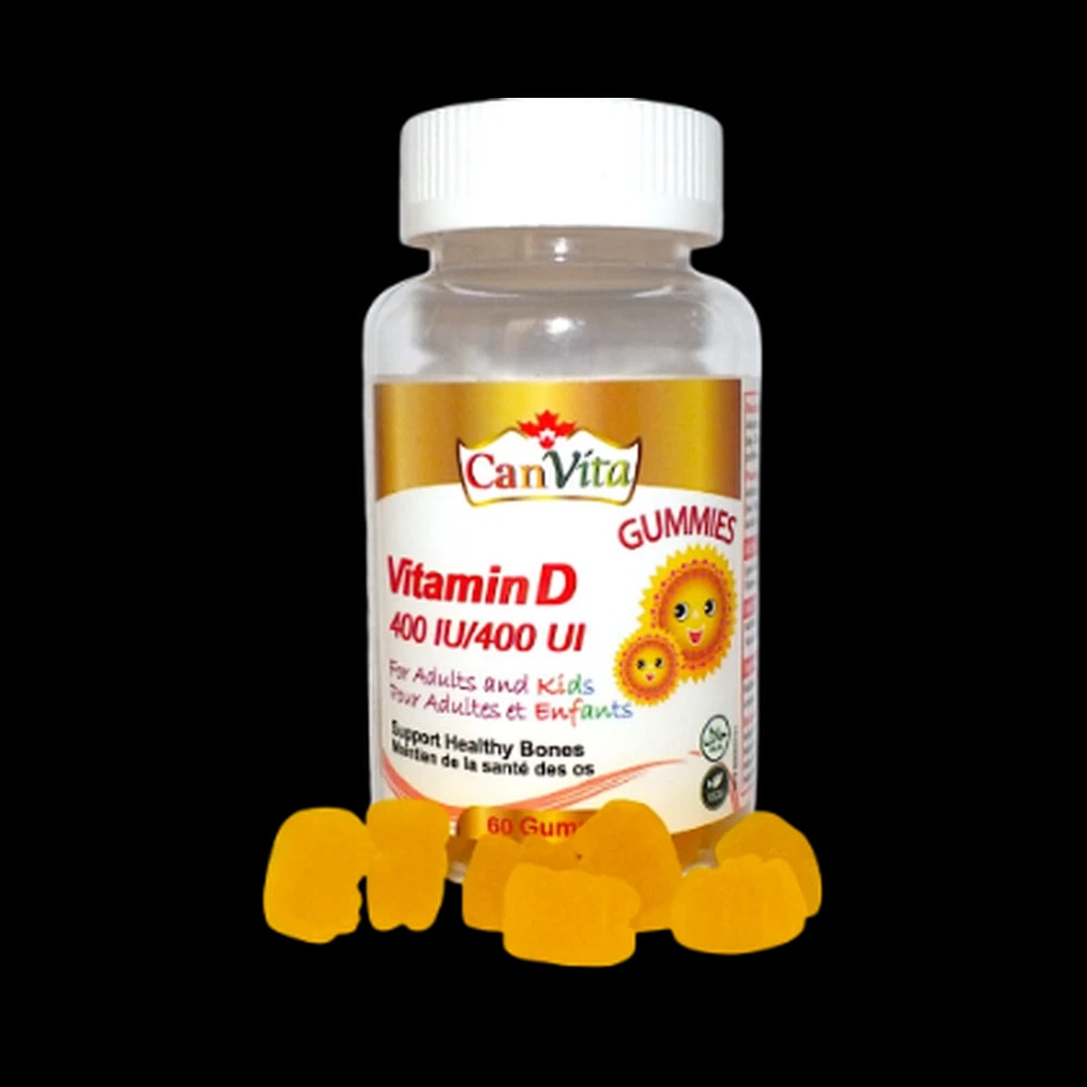 Canvita Vitamin D 400 IU for Adults and Kids(Sugar Free)