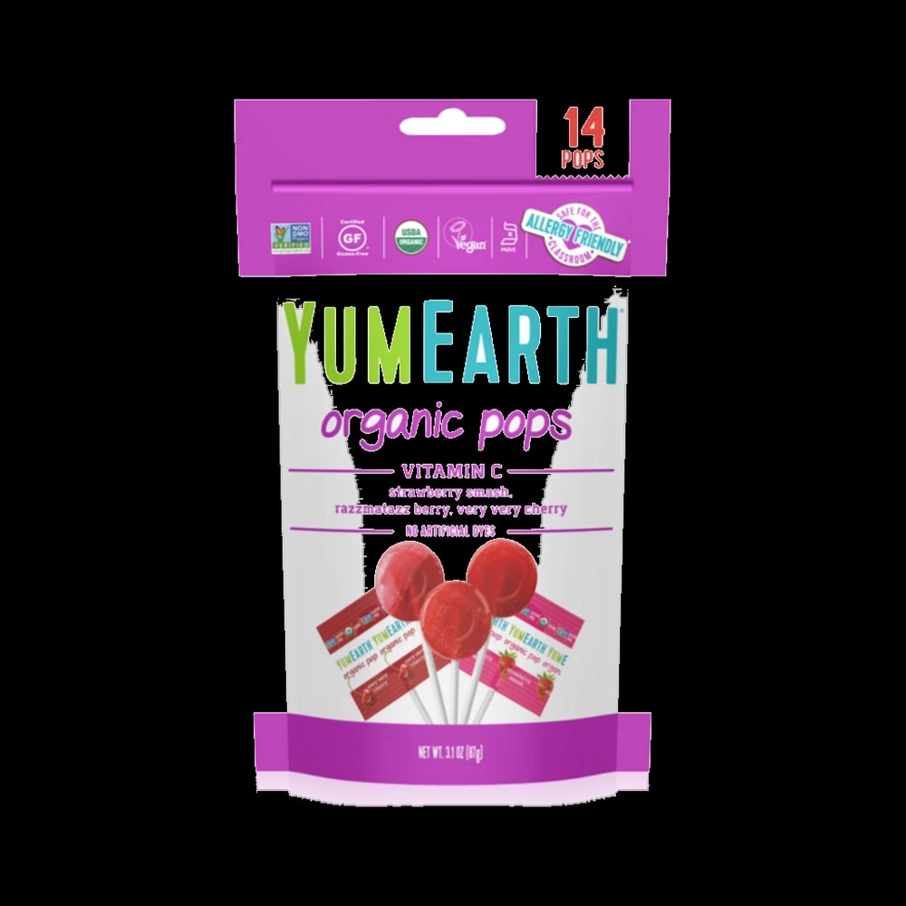 YumEarth Organic Vitamin C Pops 87g